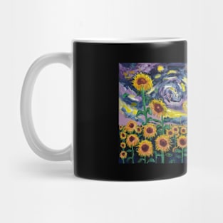 Sunflowers blooming Mug